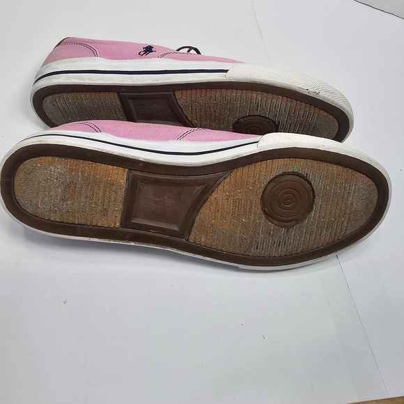 Polo by Ralph Lauren Pink Canvas Men's Shoes Size 9 - Picture 6 of 14
